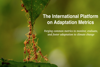 Participation to the Climate Adaptation Summit