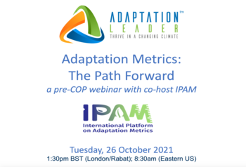 Adaptation Metrics: The path forward